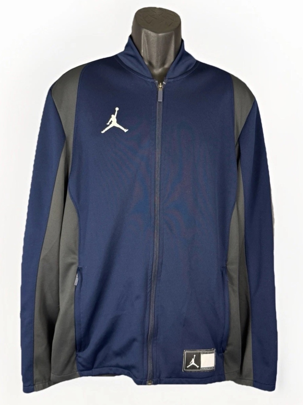 Nike Air Jordan Flight Knit Training Track Jacket Jumpman Flight Blue Men’s Sz M